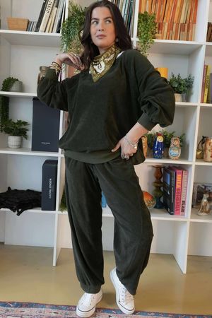 Terry B Classic Sweatshirt Deep Moss